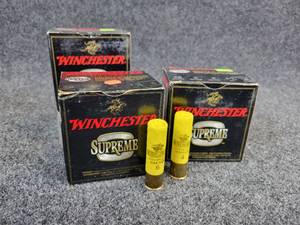 lot 11 image: Lot of (61) Winchester Supreme Double X Magnum 20 ga. Shotgun Shells, 3