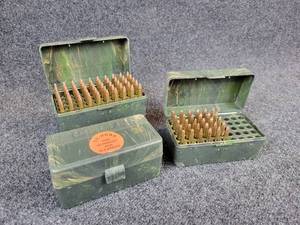 lot 14 image: Lot of 130 Rounds of 22 Hornet30 Carbine Cartridges