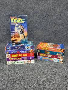 lot 64 image: Lot of (10) VHS Tapes - Includes Back to the Future, National Lampoons Christmas Vacation, Various Scooby-Doo titles, and MORE