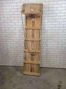 lot 80 image: Vintage Adirondack-Peters Toboggan - Approx. 72 Long - NO SHIPPING
