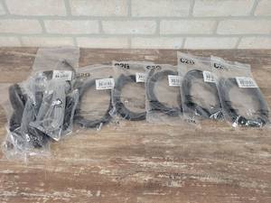 lot 89 image: (5) New USB Printer Cables and Assorted Power Cords