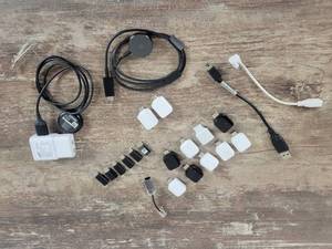 lot 93 image: (2) Wireless Chargers, (9) USB to C-Type Adapters and More