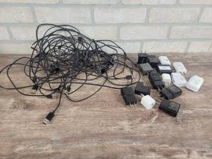 lot 96 image: (15) C-Type Cell Phone Charging Cables w Power Supplies