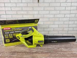 lot 38 image: RYOBI 40V Cordless Jet Fan Blower - No Battery