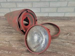 lot 207 image: Vintage Fender  Headlight Assembly - Approx. 20 Long x 9 Diameter
