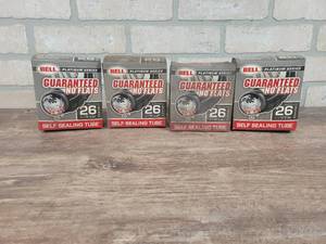 lot 211 image: (4) NOS BELL 26 Bicycle Tire Tubes