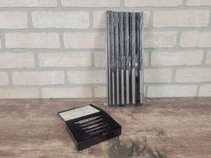lot 214 image: Cleveland Screw Extractor Set (Model EDP00906) and 12 Brad Point Drill Bit Set (18 to 12)