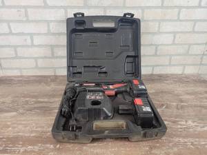 lot 224 image: Craftsman 14.4V Right Angle Drill w Charger and (2) Batteries