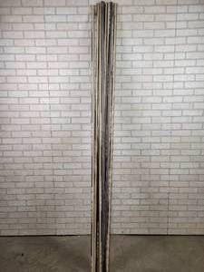 lot 233 image: (9) 8 Nordic Fog Oak 14 Round Trim Pieces - NO SHIPPING