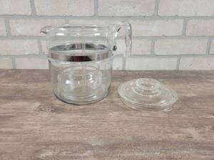 lot 307 image: Vintage PYREX Glass Coffee Percolator - NO SHIPPING