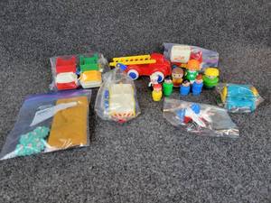 lot 194 image: Lot of Fisher-Price Little People, Toys, and Other Accessories