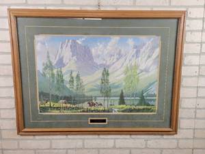 lot 338 image: Almost Home by Roy Kerswill - Framed Print - Approx. 39 x 29 - NO SHIPPING