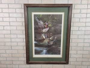 lot 341 image: Hideout by Mario F. Fernandez - Signed and Numbered Framed Print - Approx. 29 x 39 - # 354580 - NO SHIPPING