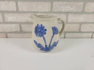 lot 56 image: Vintage Stoneware Pitcher - Approx. 7 Tall x 6 Diameter