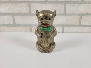 lot 66 image: Vintage Diecast Porky Pig Bank - Approx. 5.25 Tall