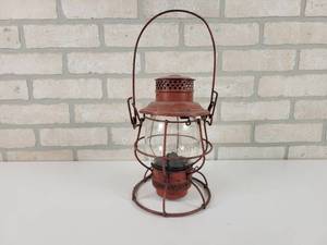 lot 71 image: Antique Adams & Westlake Co. Railroad Lantern - CM & STPRY - Approx. 15 Tall w Handle