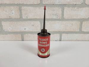 lot 144 image: Vintage TEXACO Home Lubricant Oiling Can - Approx. 6.5 Tall
