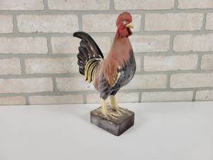 lot 145 image: Hand Carved Wood Rooster - Approx. 12 Tall