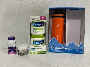 lot 19 image: New Health and Beauty Items and ThermoFlask