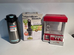 lot 27 image: Assorted Kitchen Items and Claw Machine