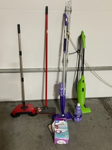 lot 28 image: Assorted Cleaning Tools and Supplies