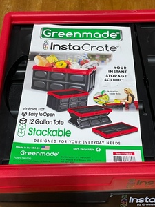 lot 33 image: Insta Crate Folding Totes