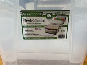 lot 36 image: Greenmade 45 Quart Totes