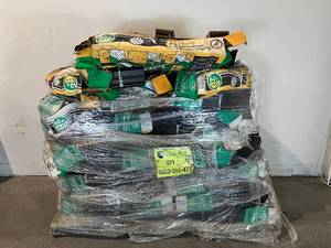 lot 50 image: LOT OF 15. Valley View Industries Royal Diamond 60 ft. x 1 in. Black Plastic Lawn Edging Coiled and Pack in a Half Box