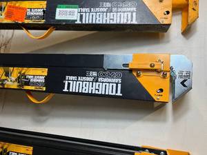 lot 85 image: LOT OF 3. Toughbuilt Adjustable Sawhorses