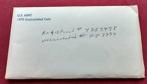 lot 84 image: 1979 U.S. Mint Uncirculated Set