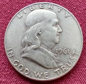 lot 85 image: 1961-D Franklin Half Dollar