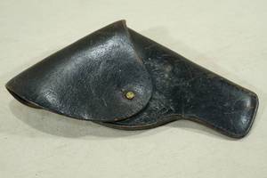 lot 82 image: Bucheimer Black Leather Handgun Holster