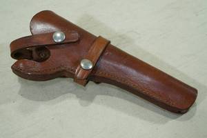 lot 88 image: Brown Leather Viking Handmade Handgun Holster
