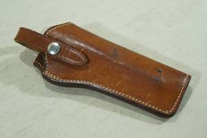 lot 93 image: Bianchi 1L Brown Leather Handgun Holster