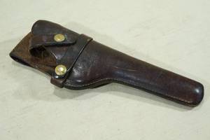 lot 95 image: Hunter Dark Brown Leather Handgun Holster