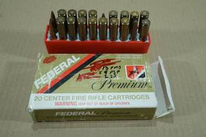 lot 129 image: 20 Mixed 7mm Mauser Ammo - Possible Reloads