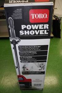 lot 4 image: Toro Power Shovel Corded Electric Snowblower - Unused