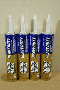 lot 47 image: 4 Heavy Duty Liquid Nails Construction Adhesive