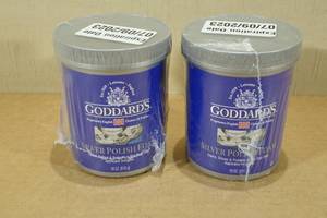 lot 49 image: 2 Goddards Silver Polish Foam