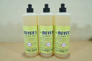 lot 53 image: 3 Mrs Meyers Liquid Dish Soap -Lemon Verbena