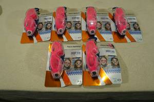 lot 95 image: 6 Pairs Aqua Sphere Moby Kid Unisex Swim Goggles