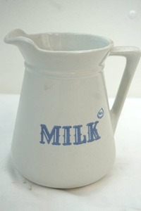 lot 33 image: stoneware pitcher