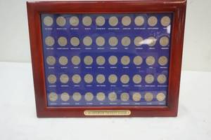 lot 58 image: United States Framed Quarters