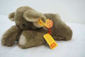 lot 97 image: steiff knopf im ohr  plush small elephant