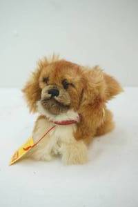 lot 98 image: steiff knopf im ohr plush dog