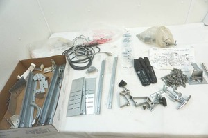 lot 110 image: steel door lock assembly