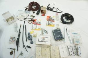 lot 123 image: electrical tv equipment
