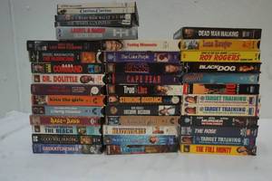 lot 220 image: VHS movies