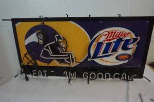 lot 223 image: miller lite sign