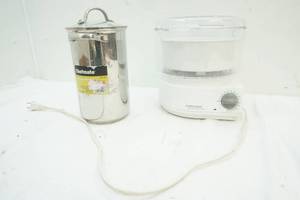 lot 250 image: chef mate steamer, black decker steamer